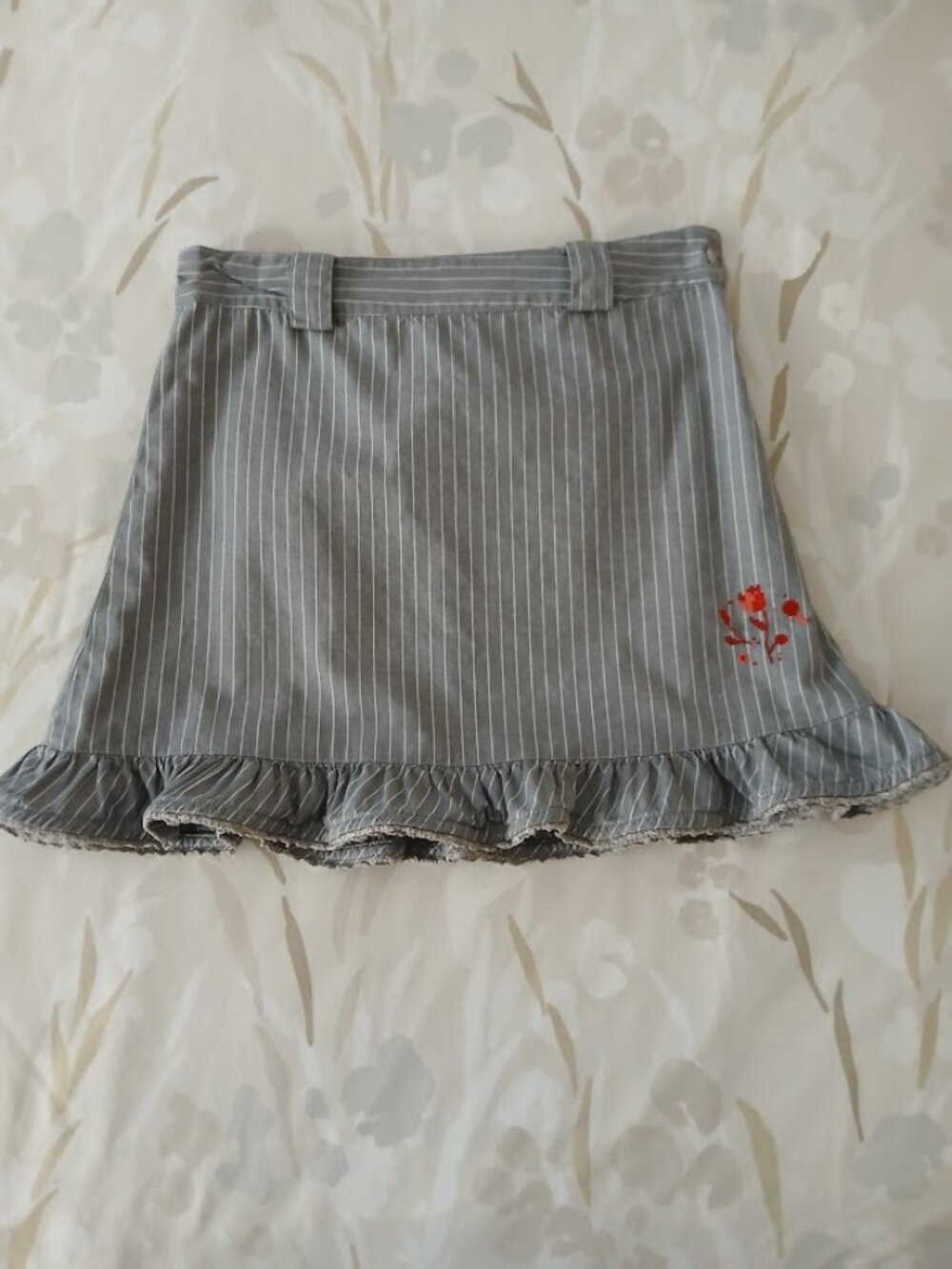 JACADI lightweight Cotton Pinstripe Skirt - size 4T